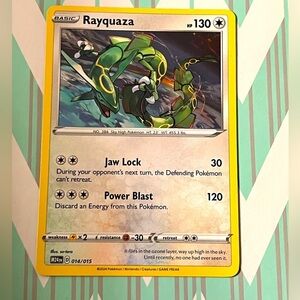 🐉⚡Rayquaza Pokémon Card — McDonald’s Promo 2024 (014/015) ⚡🐉
